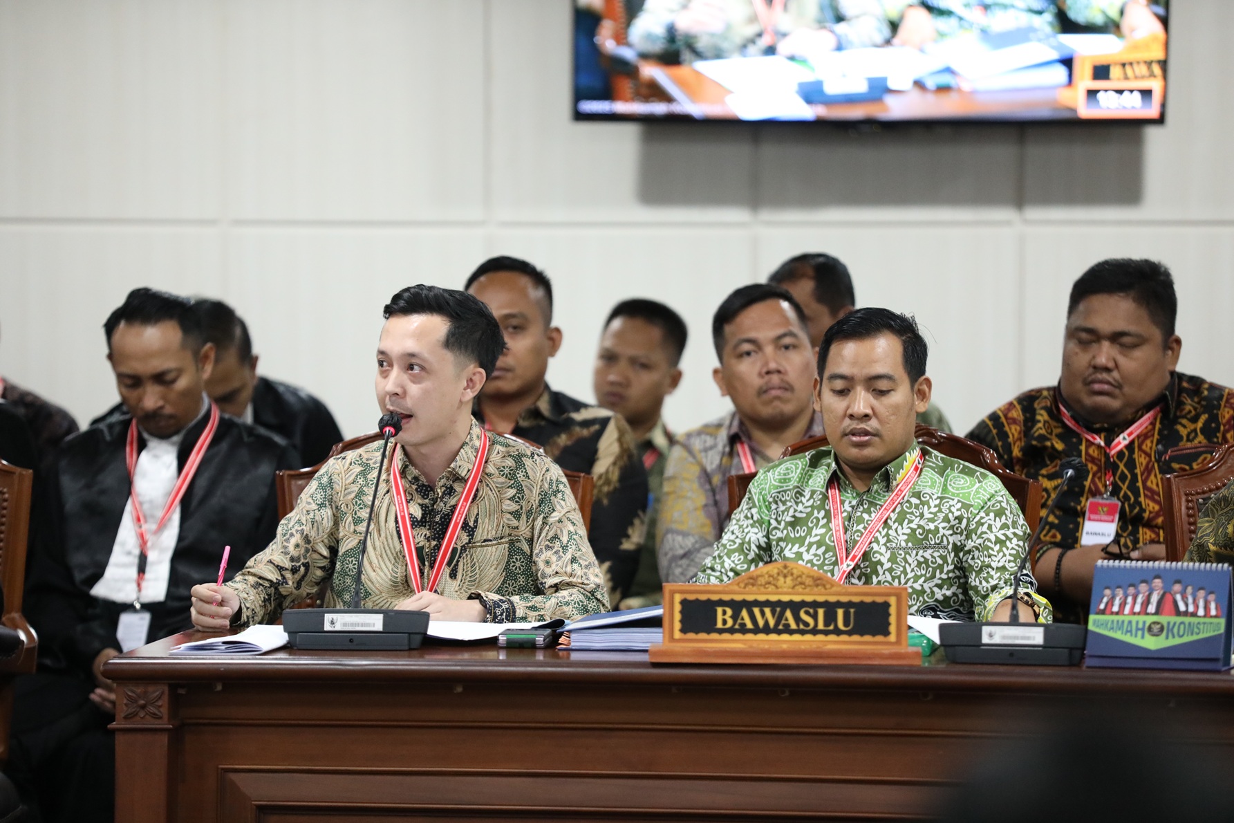 Bawaslu Pesawaran Hadiri Sidang Perselisihan Hasil Pemilihan di Mahkamah Konstitusi, Sampaikan Keterangan Berdasarkan Fakta Pengawasan.