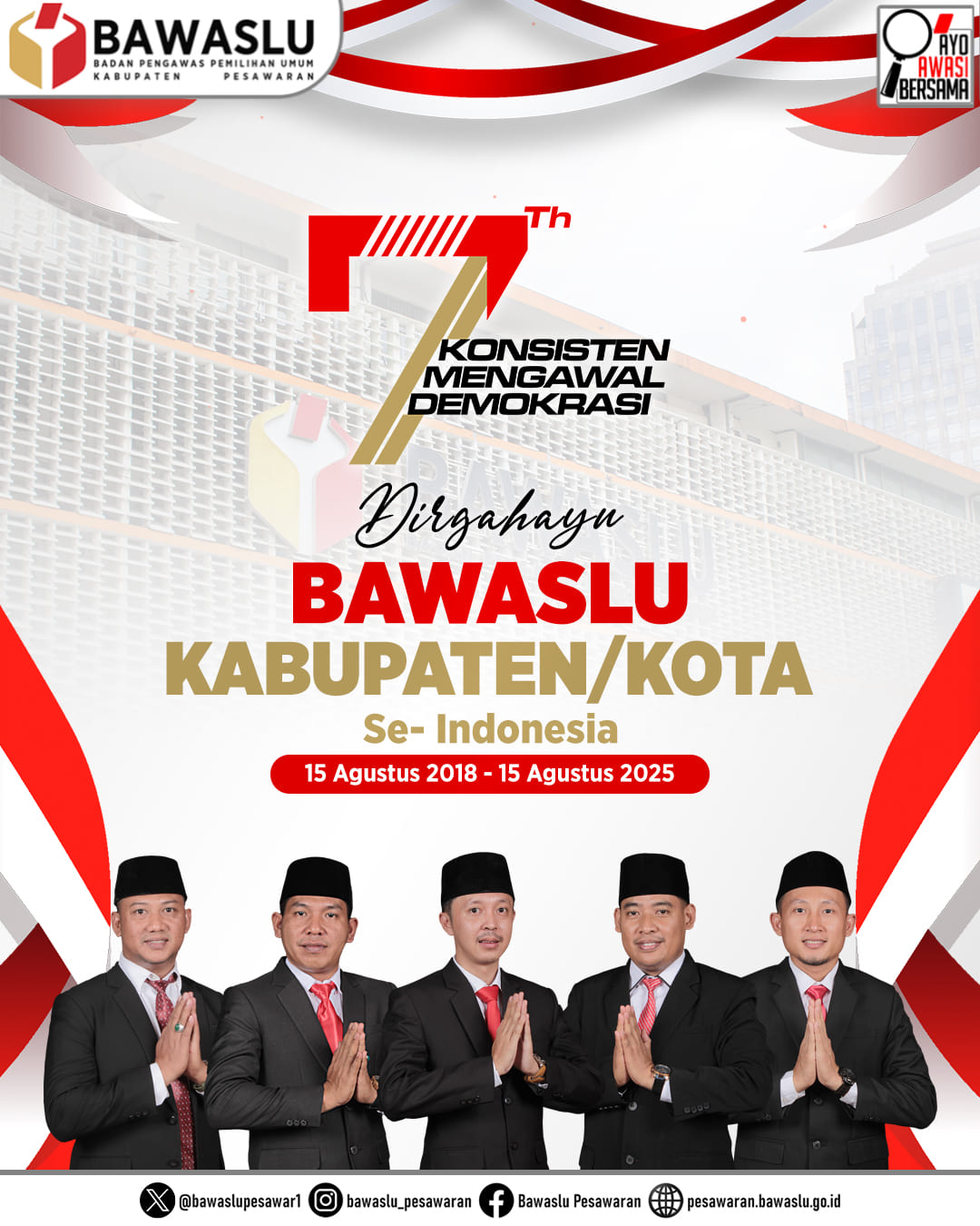 Refleksi Tujuh Tahun Bawaslu Kabupaten/Kota, Fatihunnajah: Jaga Marwah Demokrasi