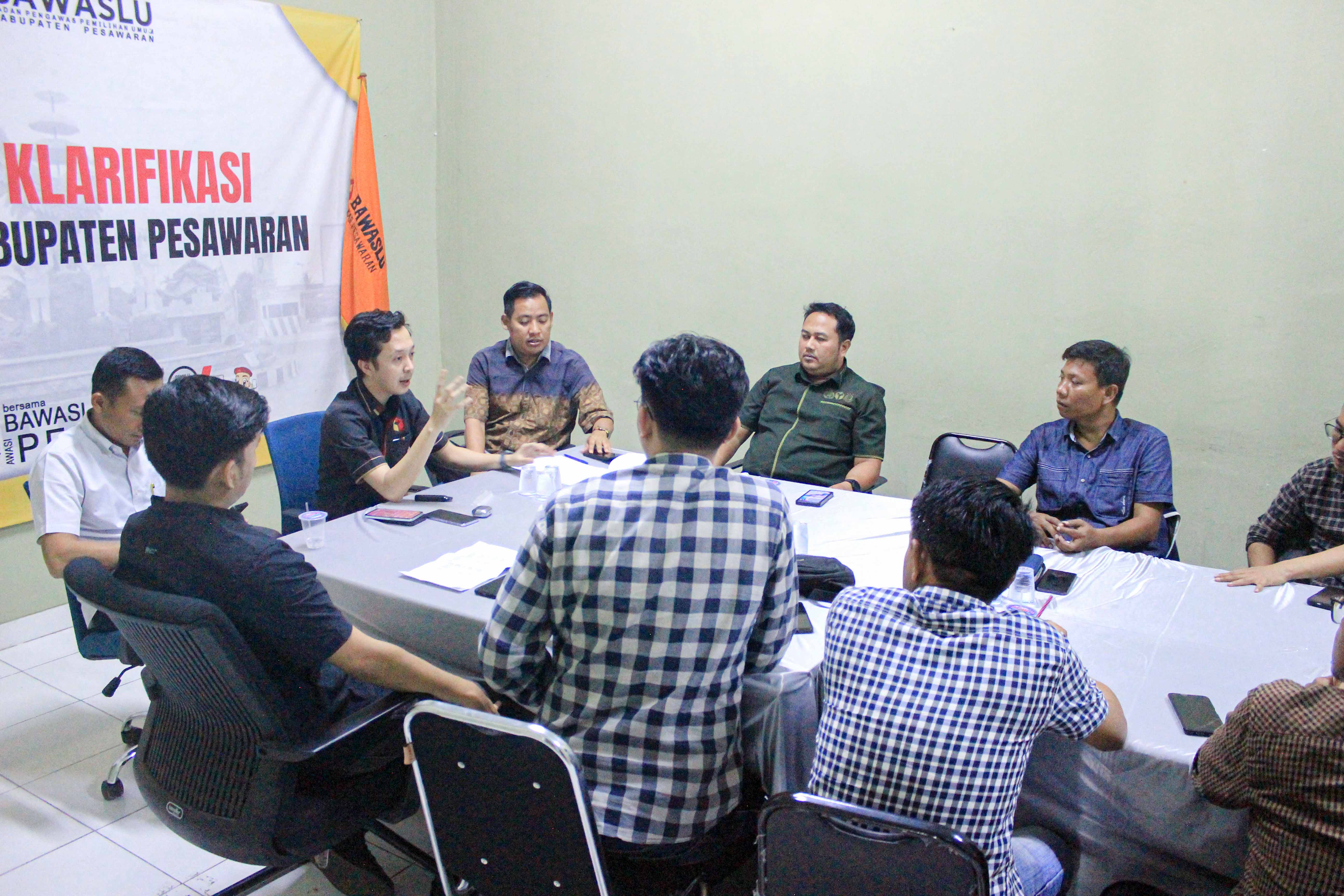 Pastikan Data Akurat, Bawaslu Pesawaran Gelar Rapat Pengawasan DPT