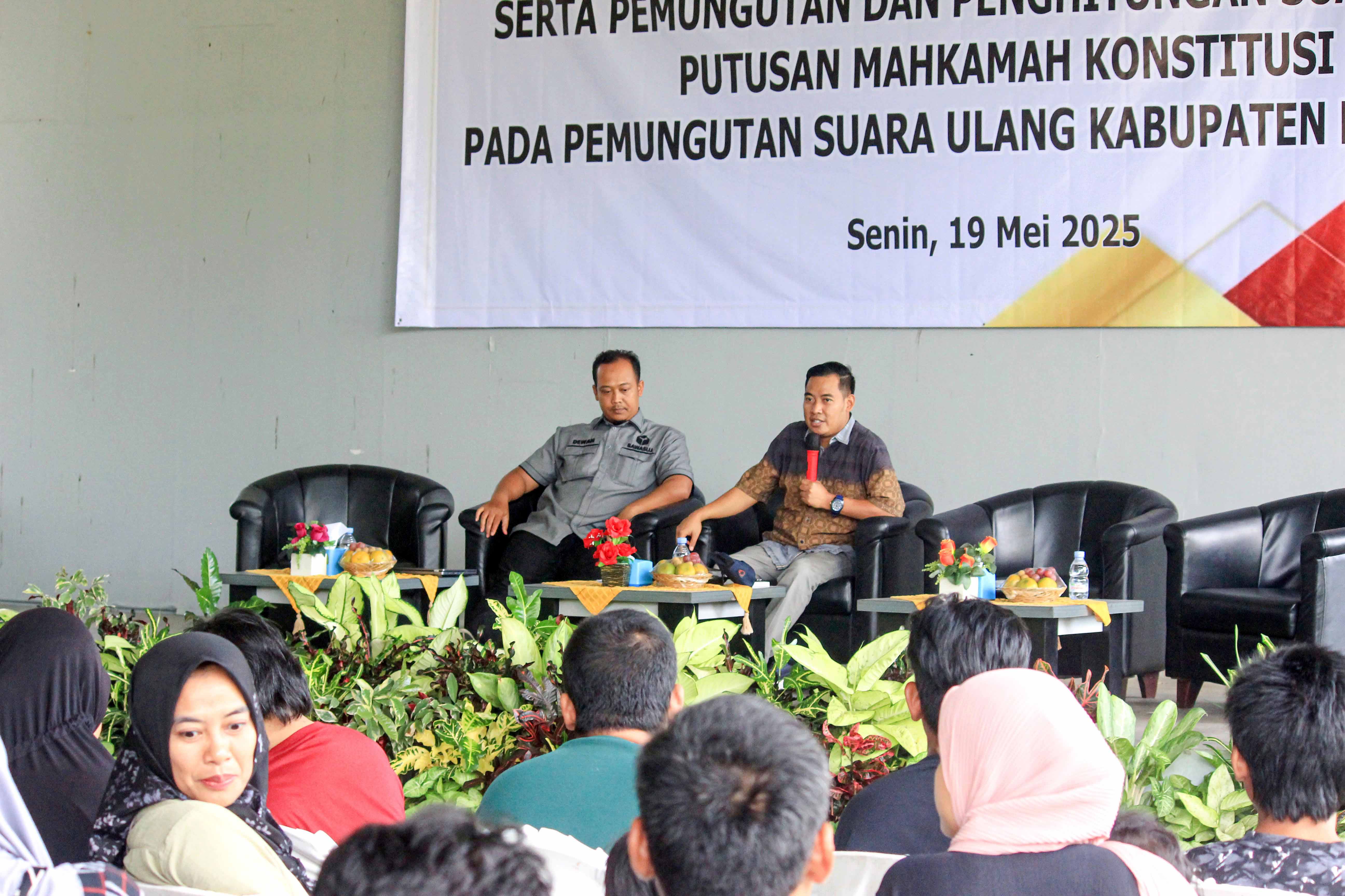 Bawaslu Pesawaran Ajak Pemuda dan Sahabat Penyandang Disabilitas Kawal PSU Lewat Pengawasan Partisipatif