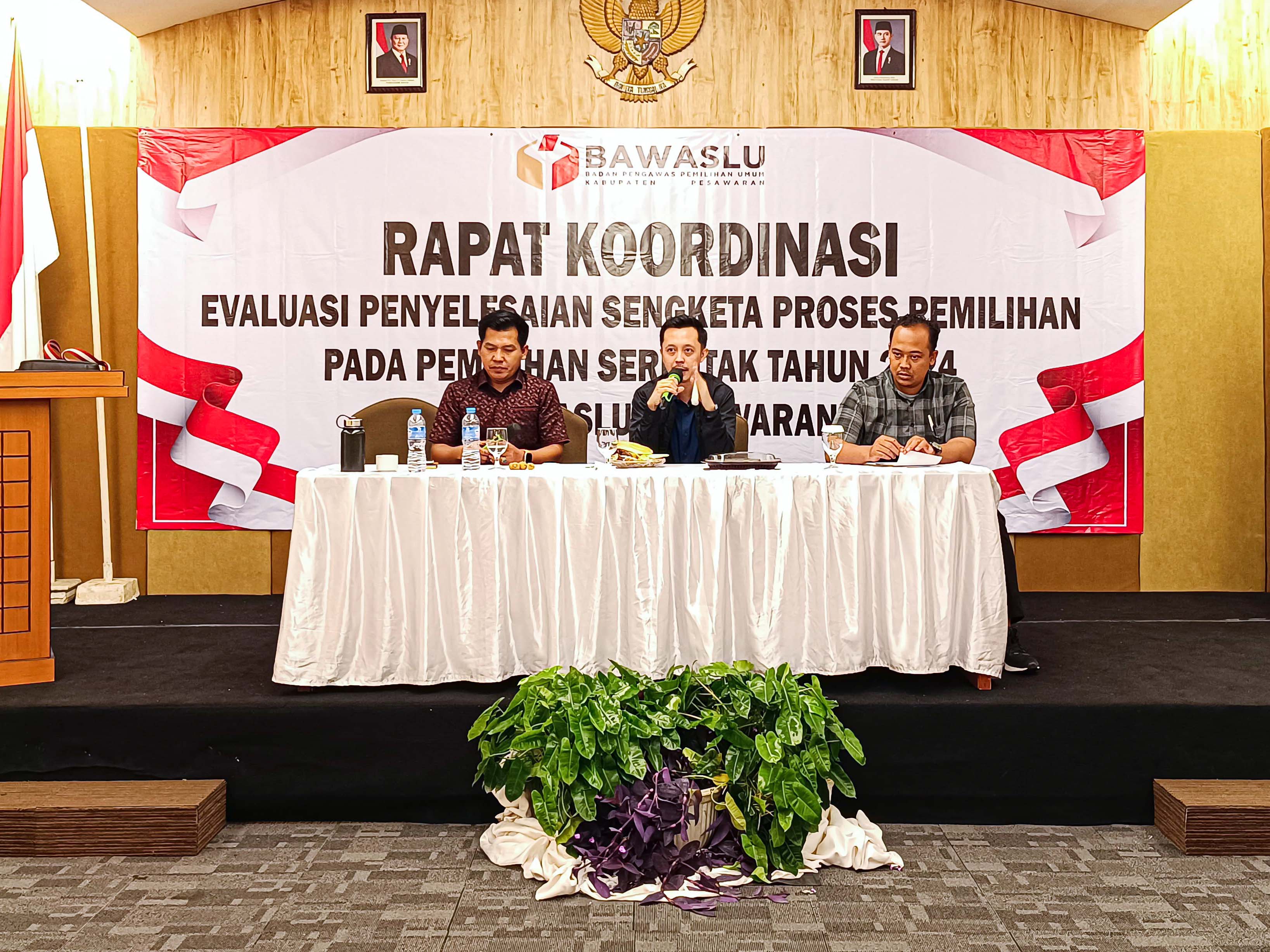 Refleksi Kinerja Penyelesaian Sengketa Proses Pilkada 2024, Bawaslu Pesawaran Gelar Evaluasi