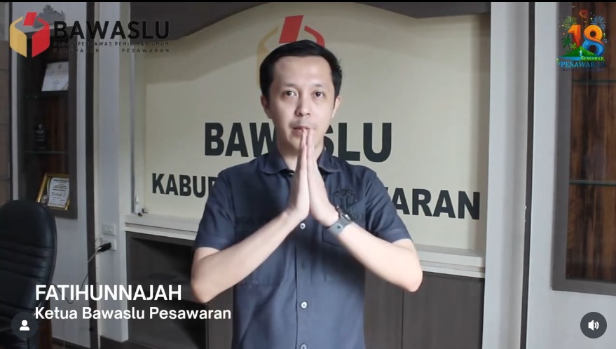 Bawaslu Kabupaten Pesawaran Ajak Jaga Persatuan dan Demokrasi di Momen Hari Jadi Kabupaten Pesawaran ke-18