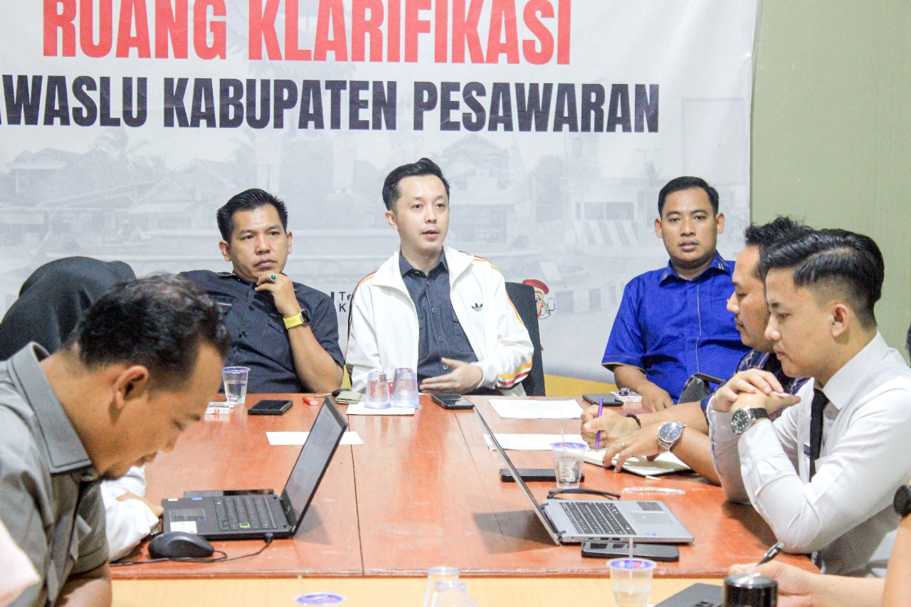 Bawaslu Kabupaten Pesawaran Matangkan Strategi Pengawasan PDPB Triwulan IV 2025