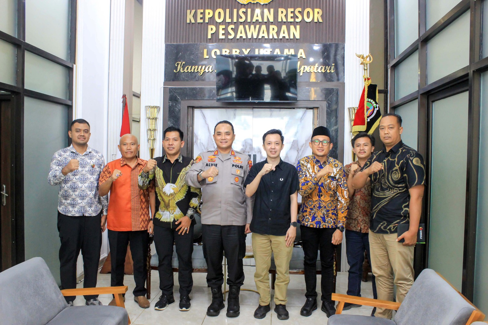 Bawaslu Kabupaten Pesawaran Audiensi dengan Kapolres Pesawaran, Perkuat Sinergi Pengawasan dan Penegakan Hukum Pemilu