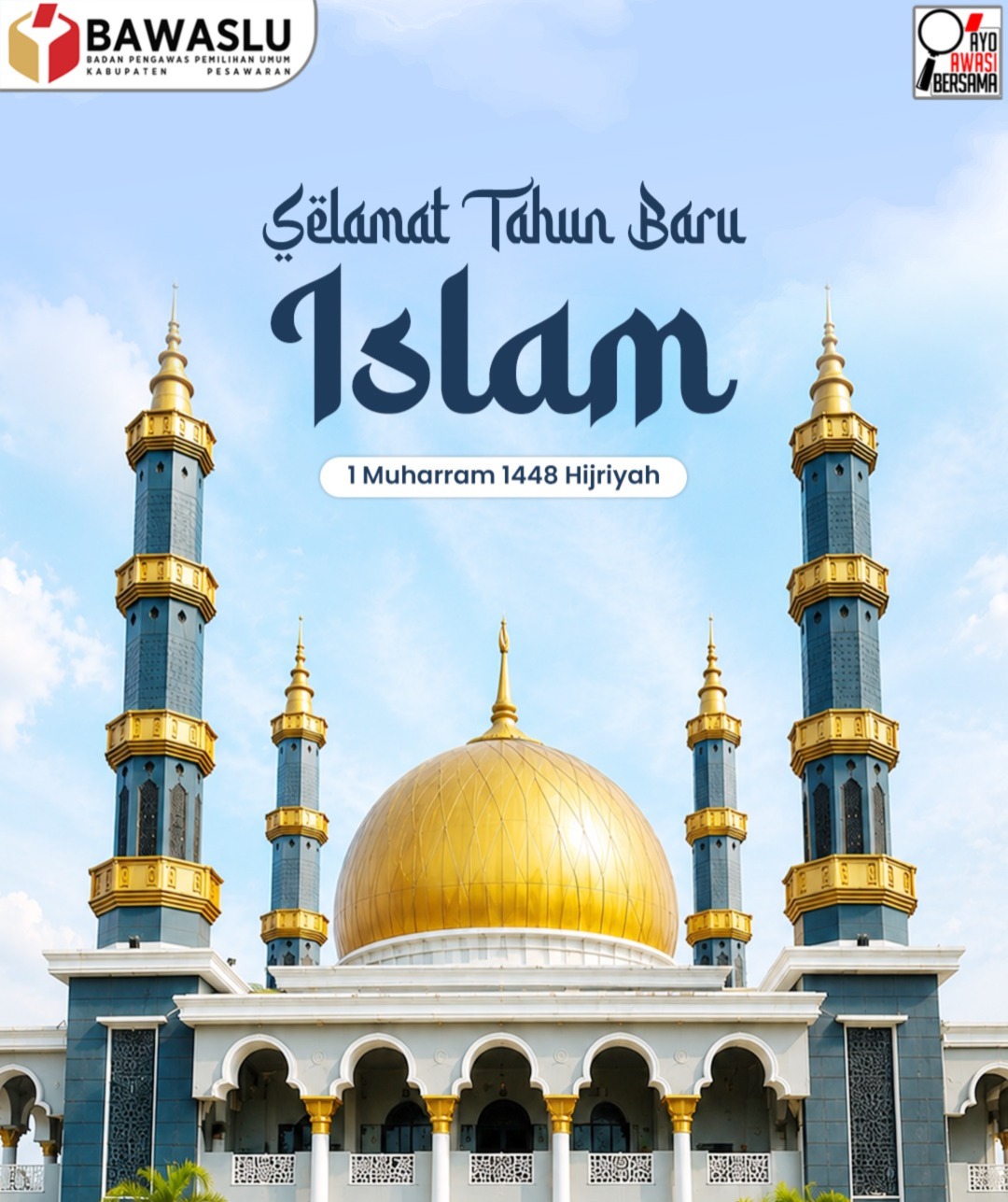 Refleksi Tahun Baru Islam 1448 Hijriah, Bawaslu Kabupaten Pesawaran Dorong Semangat Perubahan yang Lebih Baik