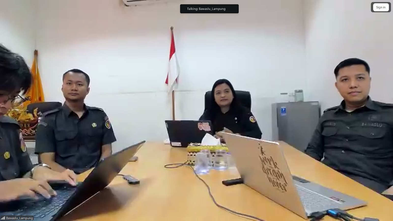 Bawaslu Kabupaten Pesawaran Ikuti Rapat Kesiapan Orientasi PPPK Tahun 2026