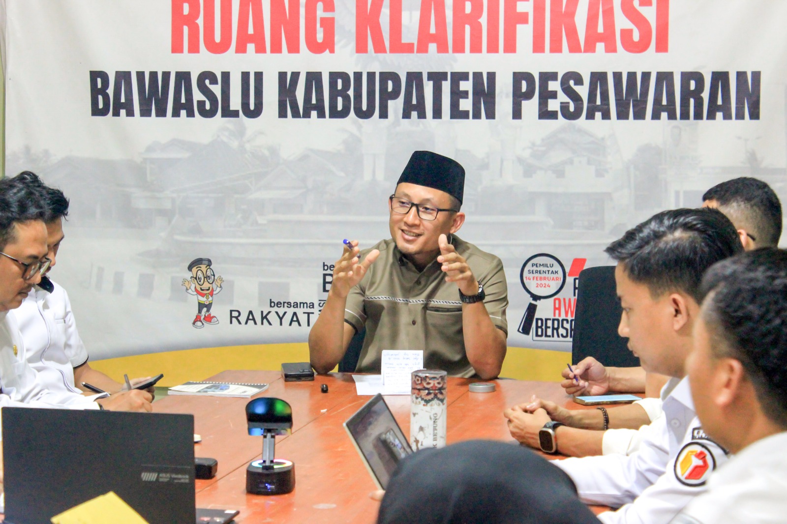 Evaluasi Mingguan, Bawaslu Kabupaten Pesawaran Jaga Kinerja Tetap Terarah dan Konsisten