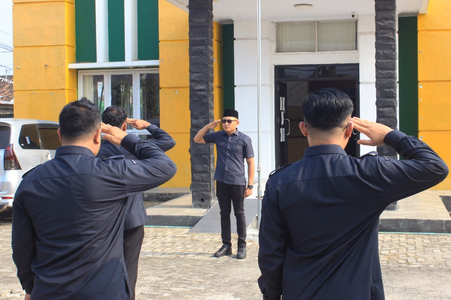 Perkuat Integritas Jajaran, Bawaslu Kabupaten Pesawaran Gelar Apel Pagi