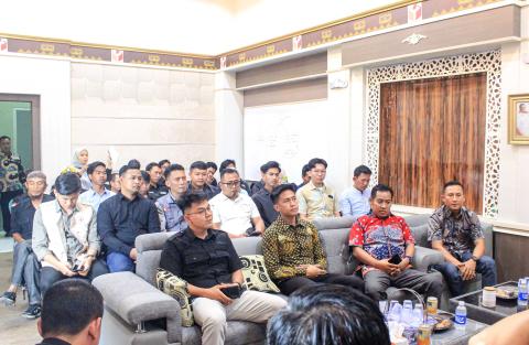 Tinjau Kesiapan PSU Di Pesawaran, Herwyn Ajak Jajaran Bawaslu Pesawaran Tingkatkan Profesionalisme