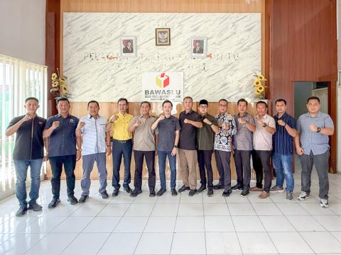 Bawaslu Kabupaten Pesawaran Terima Kunjungan Tim Pengkajian Konflik Baintelkam Mabes Polri
