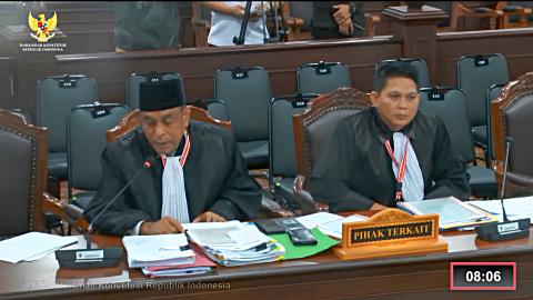 Bawaslu Pesawaran Hadiri Sidang Pembuktian Lanjutan di Mahkamah Konstitusi