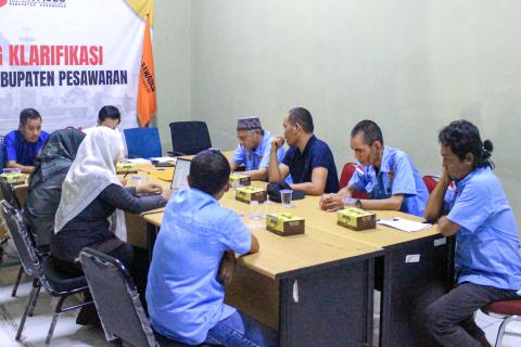 Bawaslu Pesawaran Terima Audiensi Aliansi Masyarakat Pesawaran Bahas Sinergi Pengawasan PSU