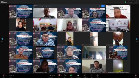 Bawaslu Kabupaten Pesawaran Tingkatkan Literasi Dengan Ikut Bedah Buku “Catatan Jurnalis Pemilu”