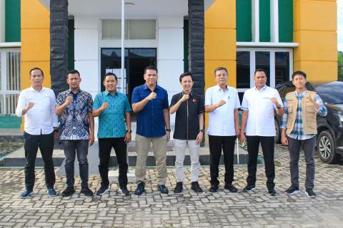 Bawaslu Pesawaran Terima Kunjungan Polda Lampung, Perkuat Sinergi Pengawasan PSU