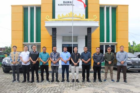Perkuat Sinergi Pengawasan, Bawaslu Pesawaran Terima Kunjungan JAM Intel Kejagung