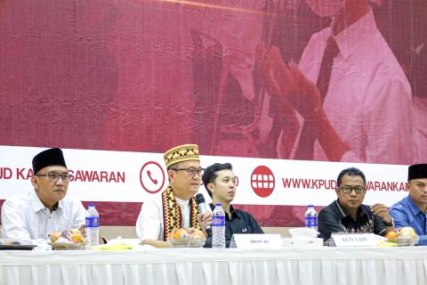 Fatih Tekankan Integritas dan Profesionalitas Penyelenggara dalam Pembekalan PPK dan PPS PSU Pesawaran