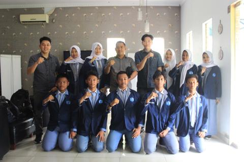 Bawaslu Pesawaran Ajak OSIS SMAN 1 Gedong Tataan Kenali Peran Pengawas Pemilu