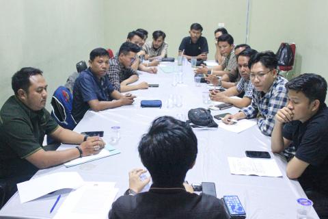 Pastikan Data Akurat, Bawaslu Pesawaran Gelar Rapat Pengawasan DPT