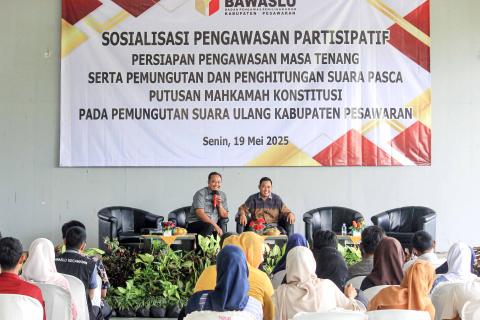 Bawaslu Pesawaran Ajak Pemuda dan Sahabat Penyandang Disabilitas Kawal PSU Lewat Pengawasan Partisipatif