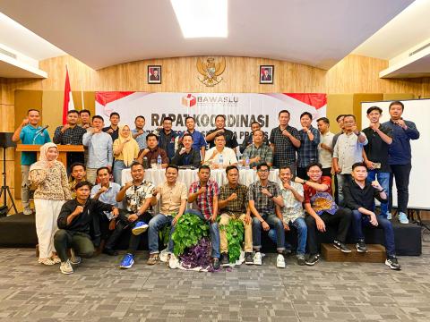 Refleksi Kinerja Penyelesaian Sengketa Proses Pilkada 2024, Bawaslu Pesawaran Gelar Evaluasi