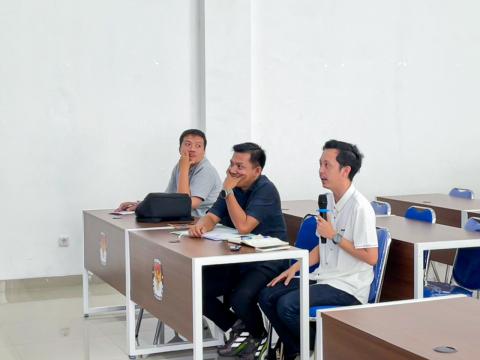 Bawaslu Pesawaran Hadiri Rapat Koordinasi Persiapan Pendaftaran Calon Pengganti Pasca Putusan MK