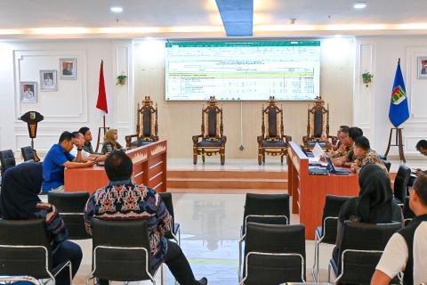 Bawaslu Pesawaran Hadiri Rapat Pembahasan Kebutuhan Pendanaan Tindak Lanjut Putusan MK