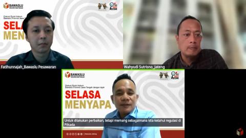 Fatihunnajah Paparkan Pengalaman PSU Pilkada Pesawaran di Forum Diskusi Bawaslu Jawa Tengah