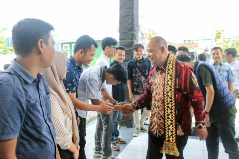 Tinjau Kesiapan Pengawasan PSU Pilkada 2025 di Pesawaran, Totok Tegaskan Netralitas dan Integritas Pengawas