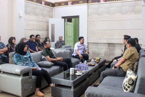 Evaluasi Kinerja dan Layanan PPID, Bawaslu Kabupaten Pesawaran Terima Kunjungan Bawaslu Provinsi Lampung