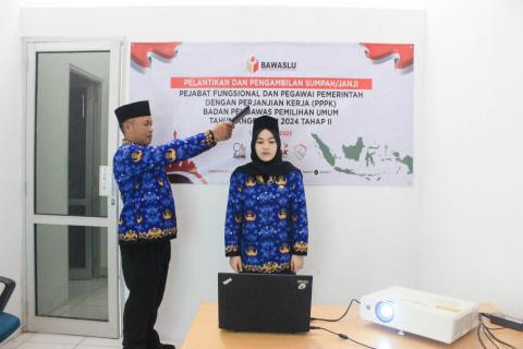 Pajril Fatra Apresiasi Pelantikan PPPK Bawaslu, Titipkan Harapan Profesionalisme