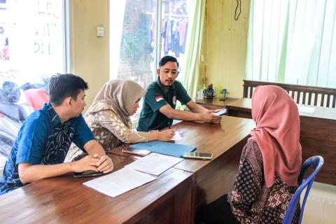 Kawal Kualitas Data Pemilih, Sekretariat Bawaslu Pesawaran Lakukan Uji Petik di Desa Pekondoh dan Pekondoh Gedung