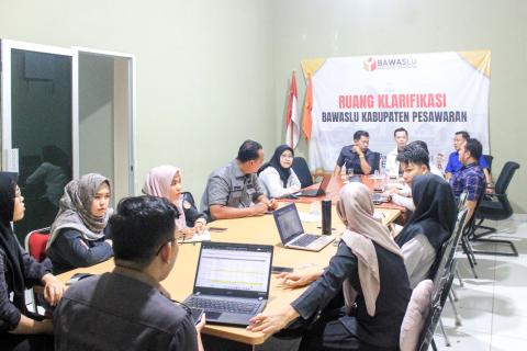 Bawaslu Kabupaten Pesawaran Matangkan Strategi Pengawasan PDPB Triwulan IV 2025