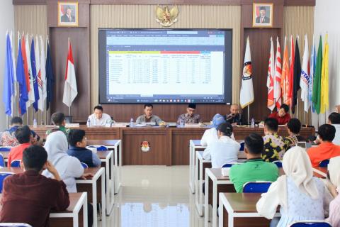 Mutholib Tekankan Akurasi Data Pemilih dalam Rapat Pleno PDPB Triwulan III