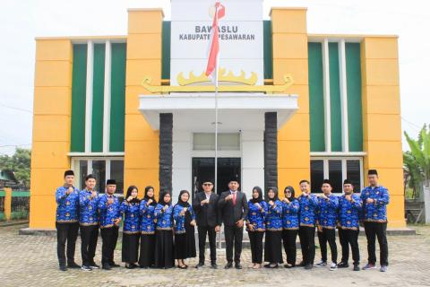 Peringati Hari Kesaktian Pancasila, Bawaslu Kabupaten Pesawaran Teguhkan Semangat Kebangsaan