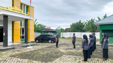 Bawaslu Kabupaten Pesawaran Gelar Apel Pagi, Teguhkan Disiplin dan Kinerja di Bulan Ramadhan