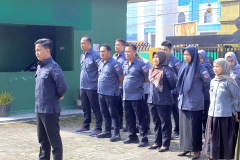 Perkuat Efektivitas Kinerja dan Profesionalisme, Bawaslu Pesawaran Gelar Apel Pagi Awal Pekan