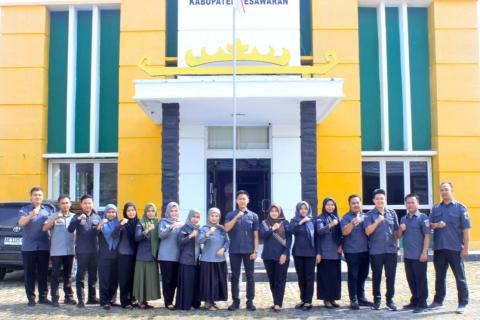 Perkuat Efektivitas Kinerja dan Profesionalisme, Bawaslu Pesawaran Gelar Apel Pagi Awal Pekan