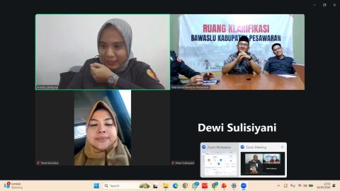 Perkuat Reformasi Birokrasi, Bawaslu Kabupaten Pesawaran Bangun Zona Integritas