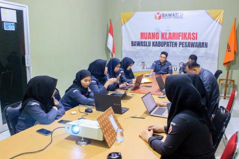 Optimalisasi Tata Kelola Kelembagaan, Bawaslu Pesawaran Evaluasi Kinerja Kesekretariatan