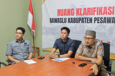Bawaslu Kabupaten Pesawaran Ikuti Pembinaan dan Evaluasi Kelembagaan pada Masa Non Tahapan