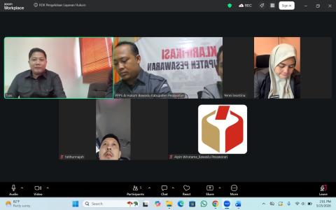 Bawaslu Kabupaten Pesawaran Matangkan Pengelolaan Layanan Hukum yang Profesional dan Akuntabel