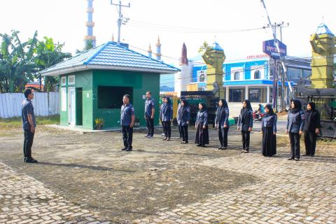 Gelar Apel Pagi, Bawaslu Kabupaten Pesawaran Tingkatkan Disiplin dan Semangat Berkarya