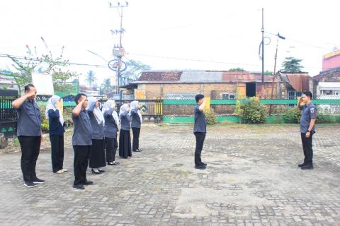 Gelar Apel Pagi, Bawaslu Pesawaran Bangun Semangat Kebersamaan dan Motivasi Kerja