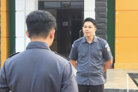 Gelar Apel Pagi, Bawaslu Kabupaten Pesawaran Bangun Semangat Kebersamaan dan Motivasi Kerja