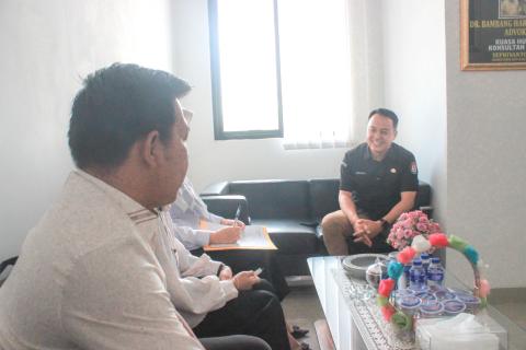 Perkuat Koordinasi Pengawasan PDPB, Bawaslu Kabupaten Pesawaran Audiensi ke KPU Kabupaten Pesawaran