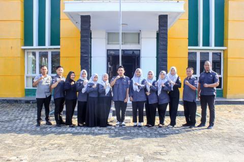 Mantapkan Komitmen Kerja, Bawaslu Kabupaten Pesawaran Gelar Apel Pagi