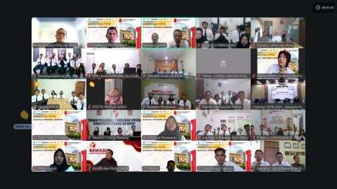 Enam Staf Sekretariat Bawaslu Pesawaran Ikuti Pembukaan Orientasi PPPK Tahun 2026