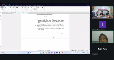 Bawaslu Kabupaten Pesawaran Perkuat Tata Kelola Aset Melalui Rapat Koordinasi dan Evaluasi BMN