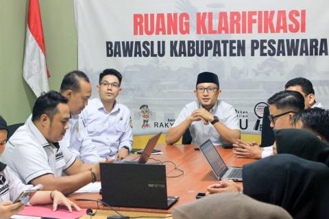 Jaga Ritme Kerja Organisasi, Bawaslu Kabupaten Pesawaran Gelar Evaluasi Kinerja Mingguan
