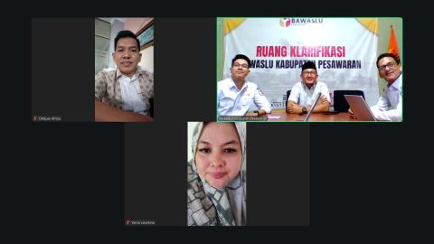 Jaga Ritme Kerja Organisasi, Bawaslu Kabupaten Pesawaran Gelar Evaluasi Kinerja Mingguan